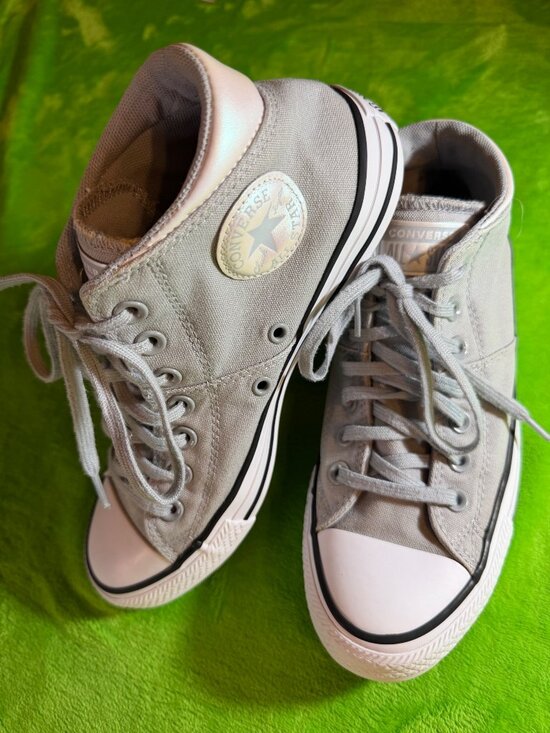 Converse Shoes - Converse Chuck Taylor All Star Hi Womens Sz 8.5 Grey Canvas